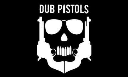 dub pistols logo with skull face